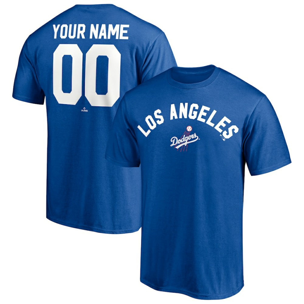 Los Angeles Dodgers Cooperstown Winning Streak Personalized Name & Number T-Shirt Clearance