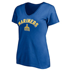Seattle Mariners Women's Cooperstown Winning Streak Personalized Name & Number V-Neck T-Shirt Near Me