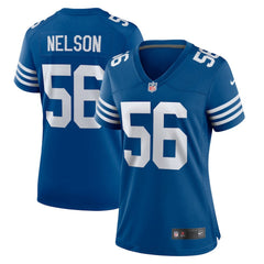 Quenton Nelson Indianapolis Colts Women's Alternate Game Jersey Royal - Nike