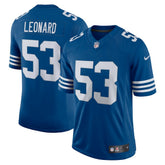 Men's Darius Leonard Royal Indianapolis Colts Alternate Vapor Limited Jersey - Nike