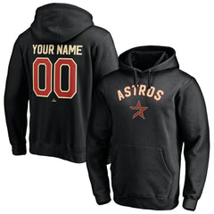 Houston Astros Cooperstown Winning Streak Alternate Personalized Name & Number Pullover Hoodie Clearance