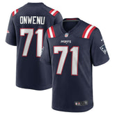 Mike Onwenu New England Patriots Team Game Jersey Navy - Nike