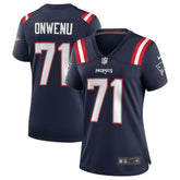 Mike Onwenu New England Patriots Women's Game Jersey Navy - Nike