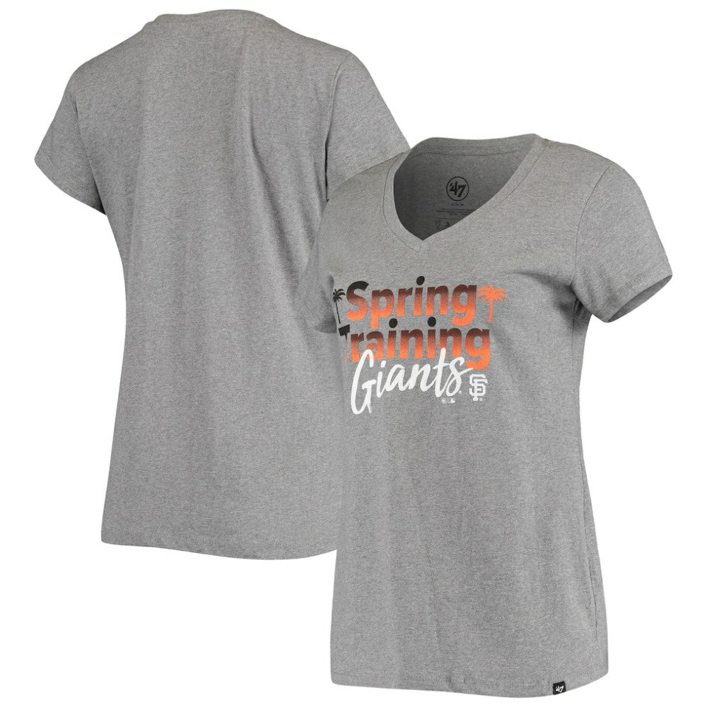 San Francisco Giants '47 Women's Spring Training Fade V-Neck T-Shirt Lifestyle