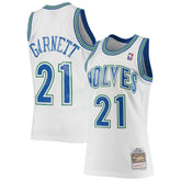 Mitchell & Ness - Kevin Garnett Minnesota Timberwolves 1995/96 Hardwood Classics Swingman Jersey - White