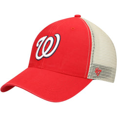Washington Nationals '47 Flagship Washed MVP Trucker Snapback Hat Lifestyle