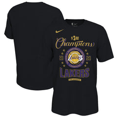 Nike - Los Angeles Lakers 2020 NBA Finals Champions Locker Room T-Shirt - Black