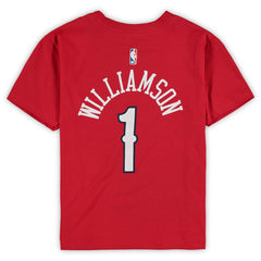 NBA - Zion Williamson New Orleans Pelicans Jordan Brand Preschool Statement Edition Name & Number T-Shirt - Red
