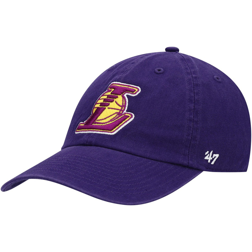 47 brand - Los Angeles Lakers '47 Core Logo Clean Up Adjustable Hat - Purple