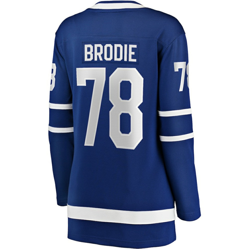 TJ Brodie Toronto Maple Leafs Fanatics Women's Breakaway Player Jersey - Blue | NHL Jerseys