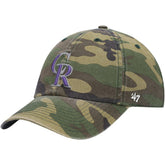 Colorado Rockies '47 Team Clean Up Adjustable Hat Lifestyle