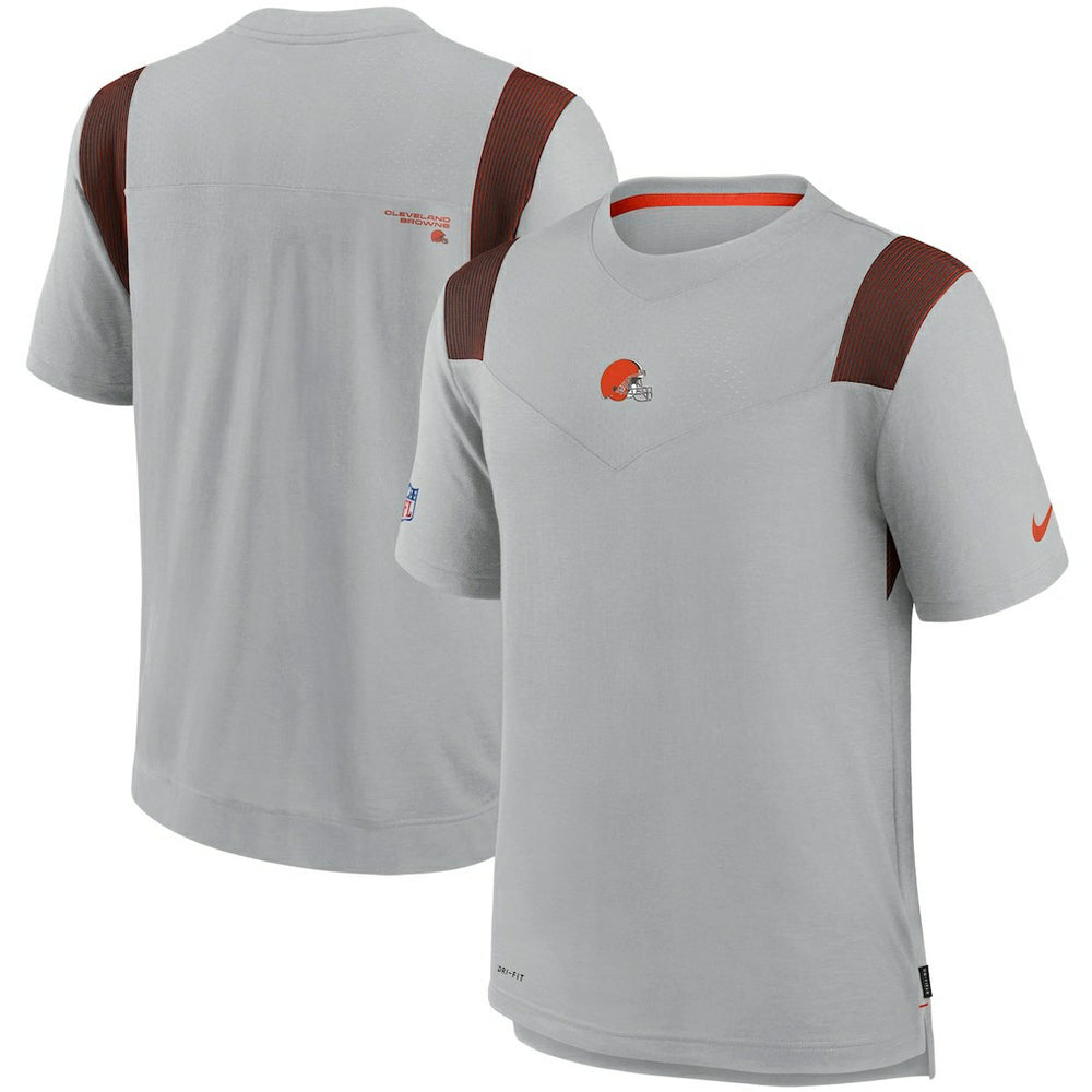Cleveland Browns Sideline Player UV Performance T-Shirt Gray - Nike