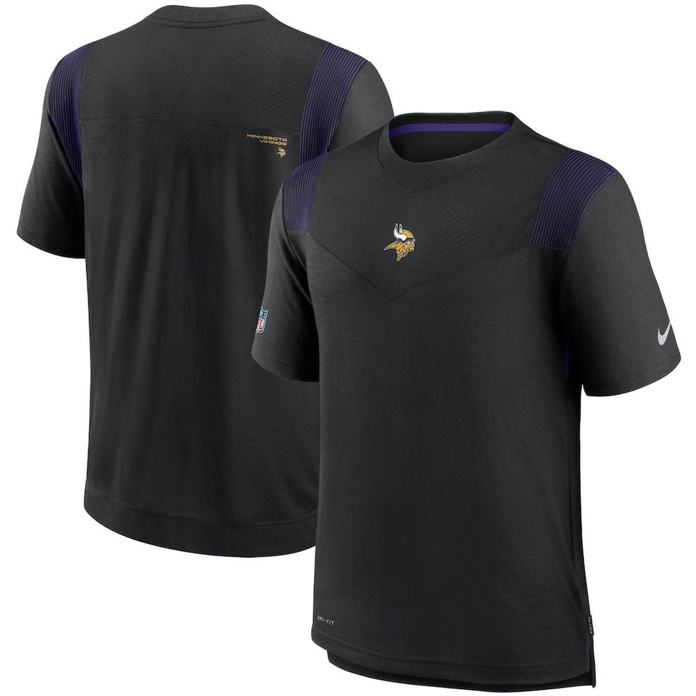 Minnesota Vikings Sideline Player UV Performance T-Shirt Black - Nike