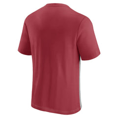 Arizona Cardinals Colorblock T-Shirt Cardinal/Heathered Gray - Fanatics