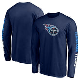 Tennessee Titans Front Runner Long Sleeve T-Shirt Navy - Fanatics