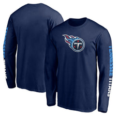 Tennessee Titans Front Runner Long Sleeve T-Shirt Navy - Fanatics