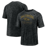 Baltimore Ravens Shade Battle Ready Raglan Space-Dye T-Shirt Black - Fanatics