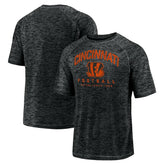 Cincinnati Bengals Shade Battle Ready Raglan Space-Dye T-Shirt Black - Fanatics