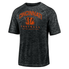 Cincinnati Bengals Shade Battle Ready Raglan Space-Dye T-Shirt Black - Fanatics