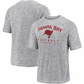 Tampa Bay Buccaneers Shade Battle Ready Raglan Space-Dye T-Shirt Gray - Fanatics