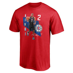 Fanatics - Kawhi Leonard LA Clippers Pick & Roll T-Shirt - Red