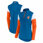 New York Mets Fanatics Women's Authentic Fleece Quarter-Zip Jacket Sale