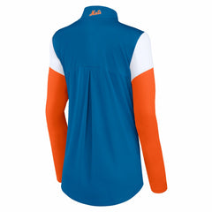 New York Mets Fanatics Women's Authentic Fleece Quarter-Zip Jacket Sale