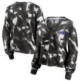 Chicago White Sox Fanatics Women's Tie-Dye V-Neck Pullover Cropped Tee Sale