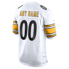 Pittsburgh Steelers Game Custom Jersey White - Nike