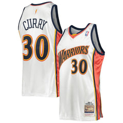 Mitchell & Ness - Stephen Curry Golden State Warriors 2009/10 Hardwood Classics Authentic Jersey - White