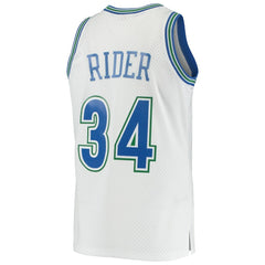 Mitchell & Ness - Isaiah Rider Minnesota Timberwolves 1995/96 Hardwood Classics Swingman Jersey - White