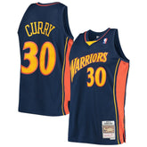 Mitchell & Ness - Stephen Curry Golden State Warriors Hardwood Classics Swingman Jersey - Navy