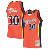Mitchell & Ness - Stephen Curry Golden State Warriors Hardwood Classics Swingman Jersey - Orange