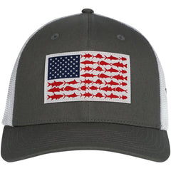 Dallas Cowboys PFG Fish Flag Flex Hat Gray - Columbia