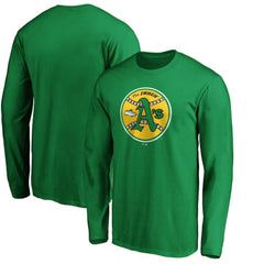Athletics Cooperstown Collection Huntington Logo Long Sleeve T-Shirt Lifestyle