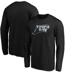 Tampa Bay Rays Cooperstown Collection Huntington Logo Long Sleeve T-Shirt discount