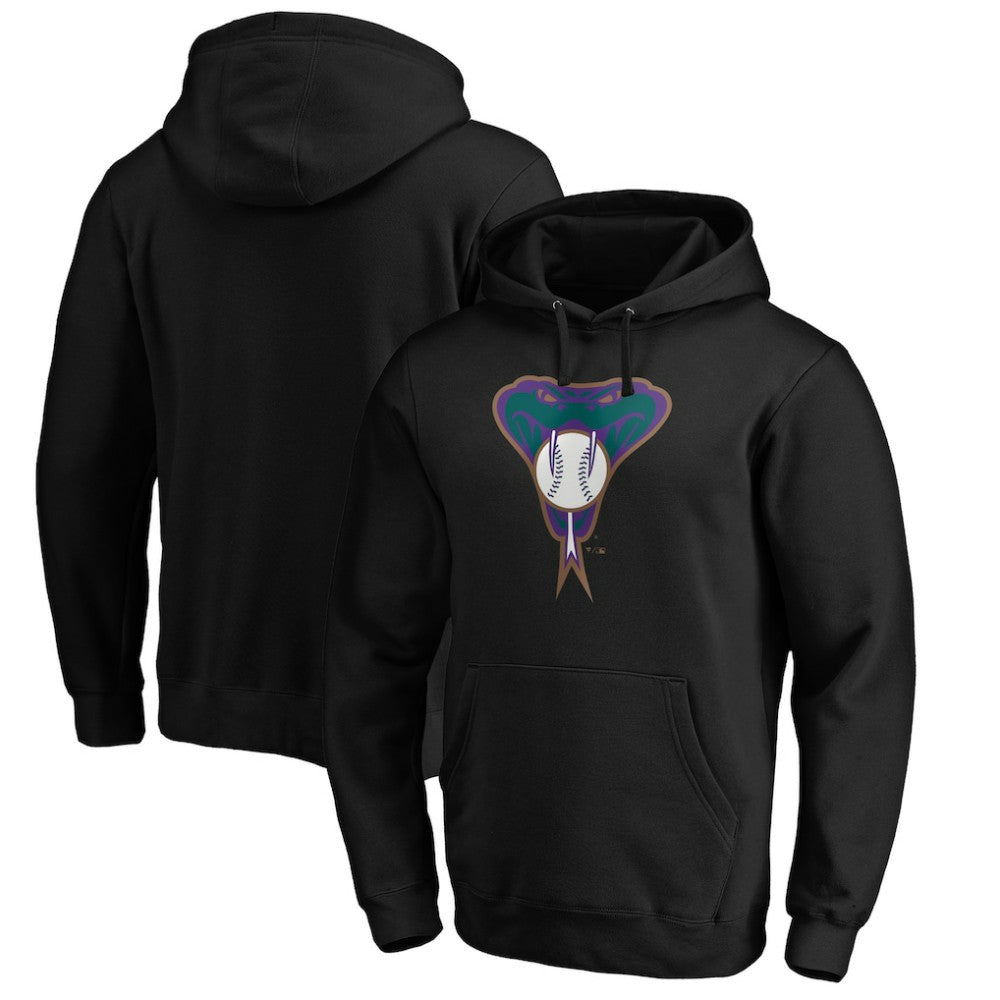 Arizona Diamondbacks Cooperstown Collection Huntington Logo Fitted Pullover Hoodie Online