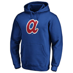 Atlanta Braves Cooperstown Collection Huntington Logo Fitted Pullover Hoodie for sale