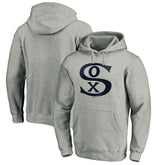 Chicago White Sox Cooperstown Collection Huntington Logo Fitted Pullover Hoodie Sale