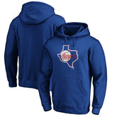 Texas Rangers Cooperstown Collection Huntington Logo Fitted Pullover Hoodie Near Me