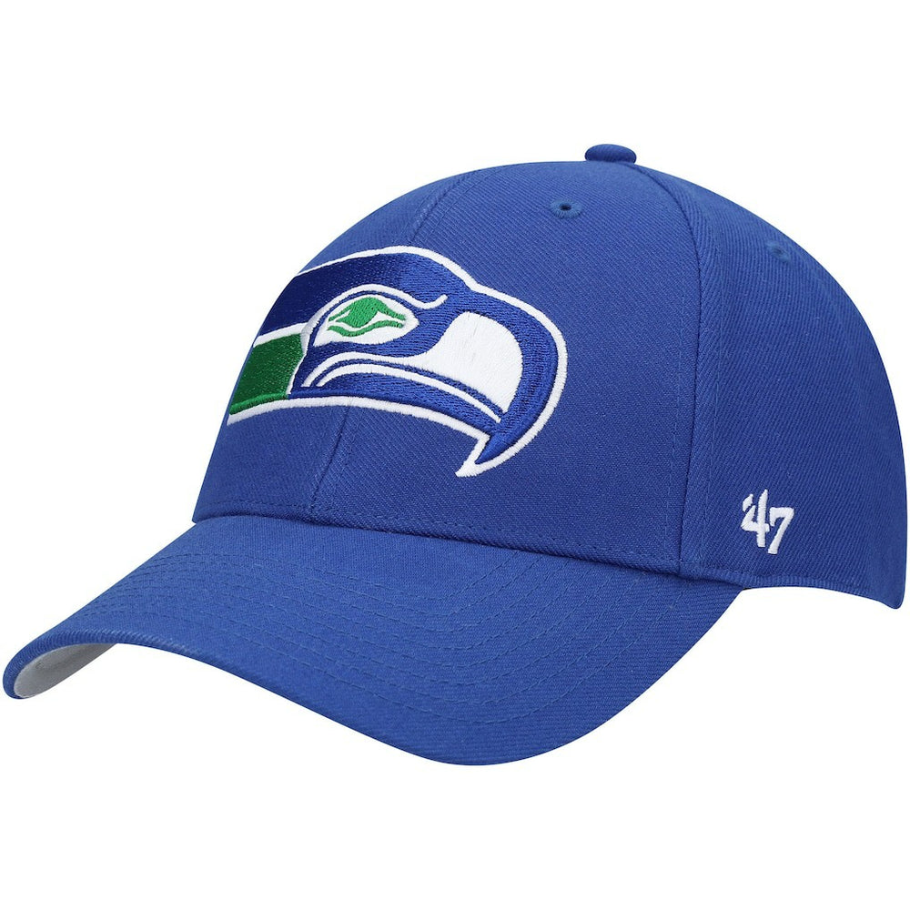 Seattle Seahawks '47 Throwback MVP Adjustable Hat Royal - 47 brand