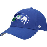 Seattle Seahawks '47 Throwback MVP Adjustable Hat Royal - 47 brand