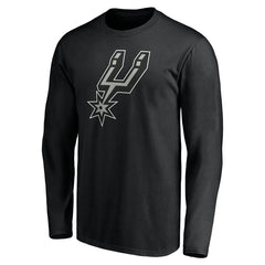 NBA - San Antonio Spurs Playmaker Personalized Name & Number Long Sleeve T-Shirt - Black