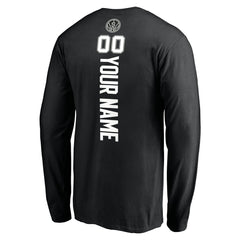 NBA - San Antonio Spurs Playmaker Personalized Name & Number Long Sleeve T-Shirt - Black