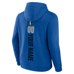 NBA - Dallas Mavericks Playmaker Personalized Name & Number Pullover Hoodie - Blue