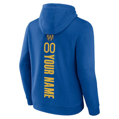 NBA - Golden State Warriors Playmaker Personalized Name & Number Pullover Hoodie - Royal