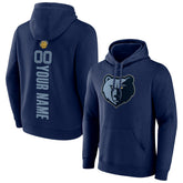 NBA - Memphis Grizzlies Playmaker Personalized Name & Number Pullover Hoodie - Navy