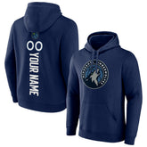 NBA - Minnesota Timberwolves Playmaker Personalized Name & Number Pullover Hoodie - Navy