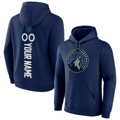 NBA - Minnesota Timberwolves Playmaker Personalized Name & Number Pullover Hoodie - Navy