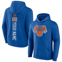 NBA - New York Knicks Playmaker Personalized Name & Number Pullover Hoodie - Blue